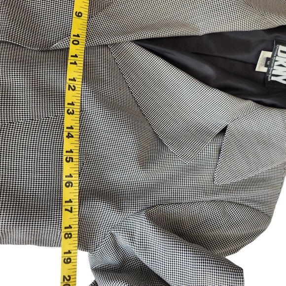 Vintage DKNY Wool Blazer Jacket Size 12 Dead Stock USA Union Made MSRP $405 NWT - Picture 13 of 16
